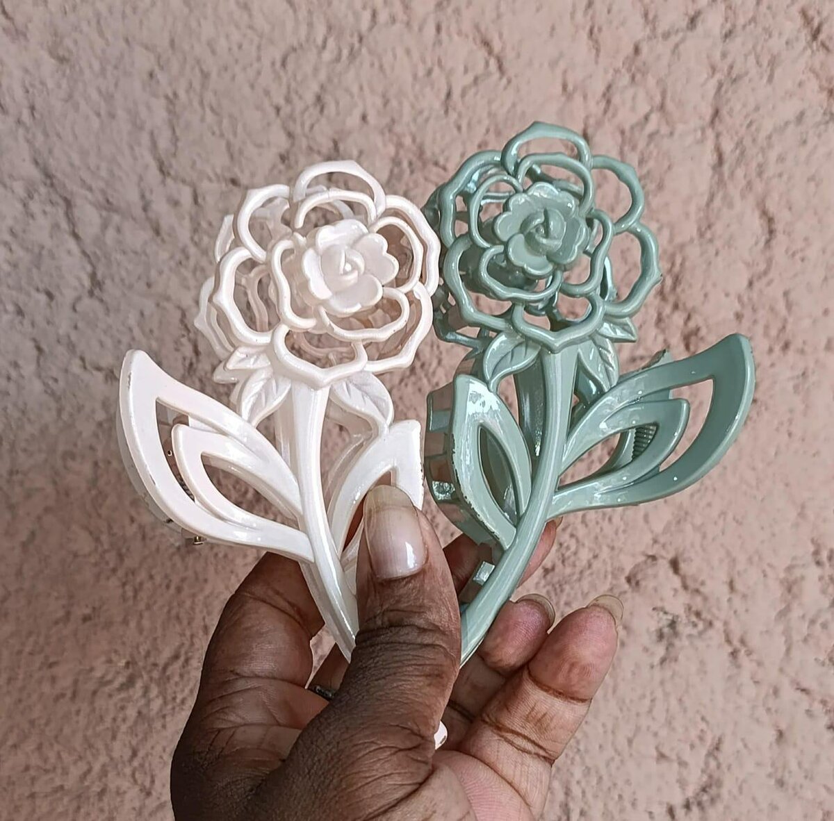 Barrettes cheveux fleurs et noeuds