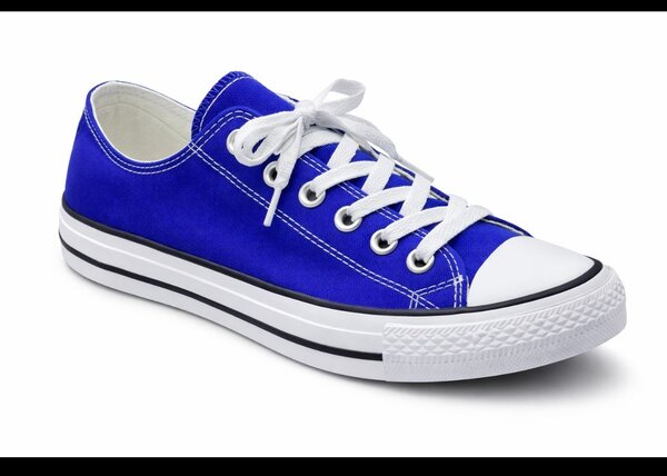 Chaussures basses bleues pour hommes et femmes