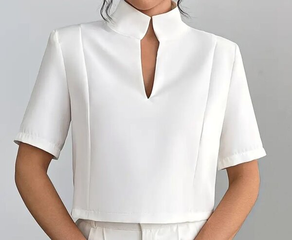 Blouse blanche élégante