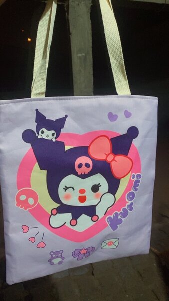 Tote bag violette Kuromi