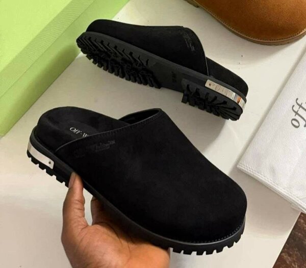 Mules Off-White cuir luxe