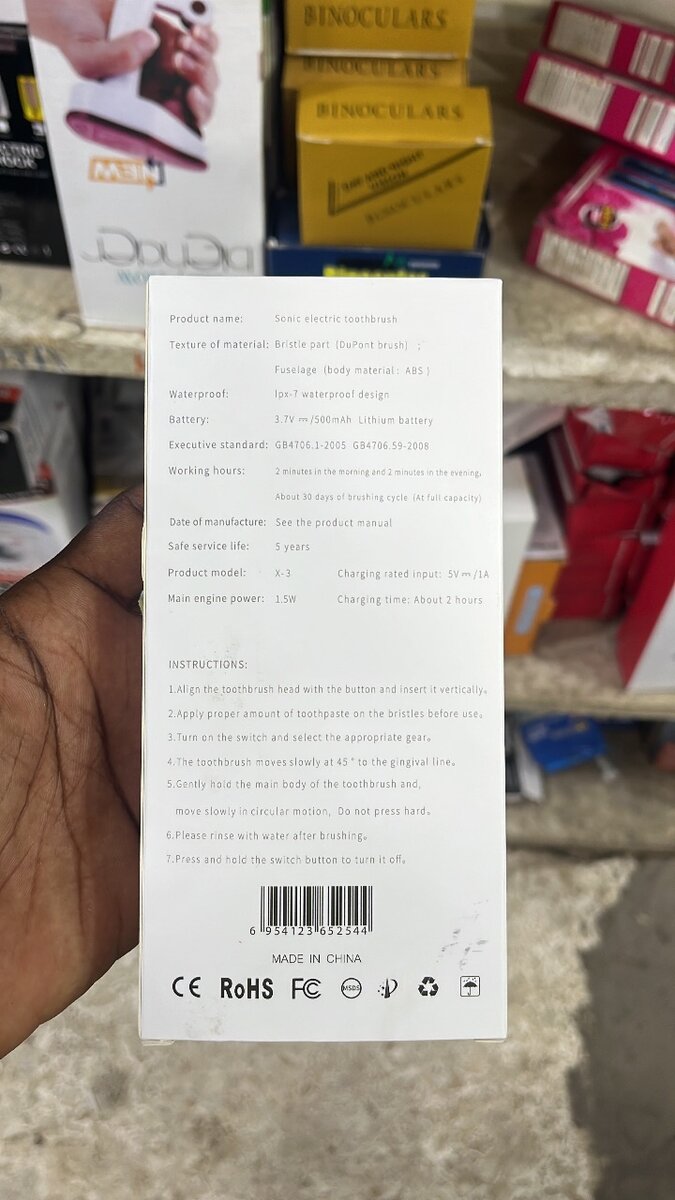 Brosse à dents électrique X-3