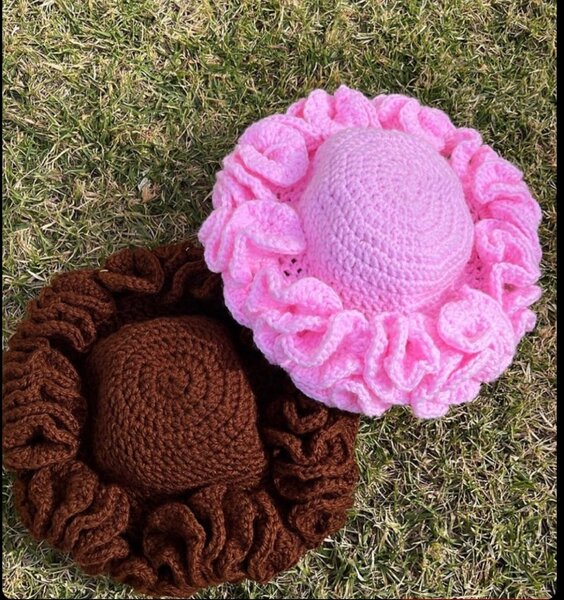 Chapeau en crochet élégant