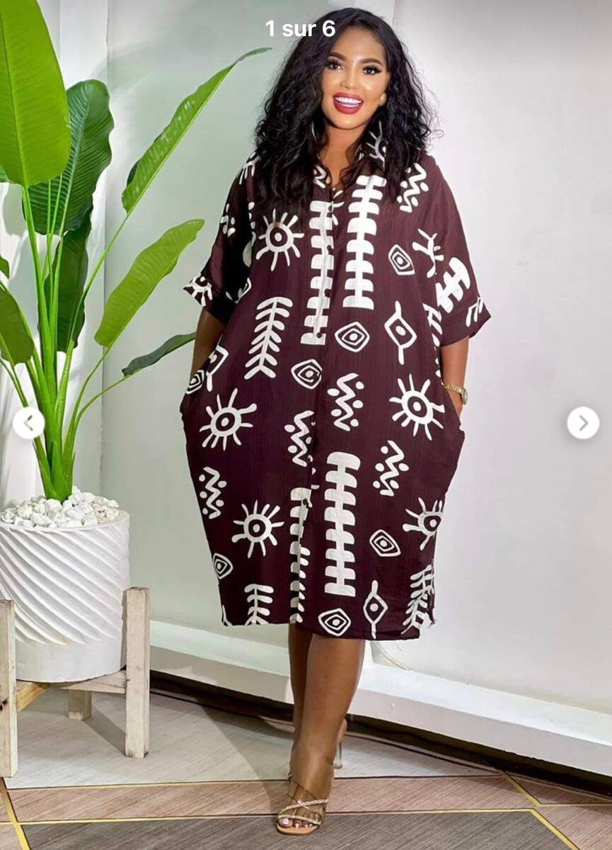 Robe africaine imprimée élégante