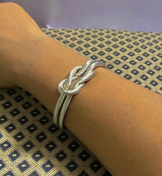 Bracelet en corde torsadée