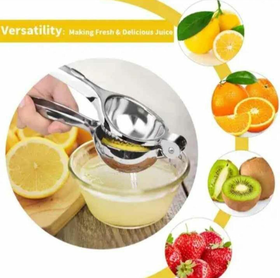 Presse citron manuel en acier inoxydable.