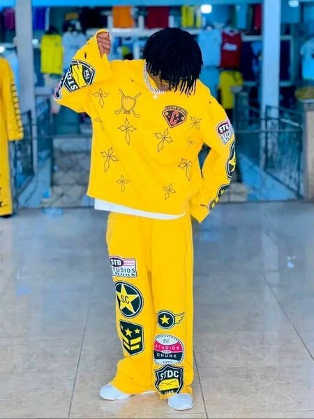 Ensemble survêtement jaune garçon