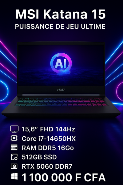 MSI Katana 15 Puissant