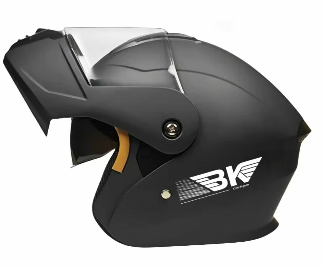 Casque modulable moto noir