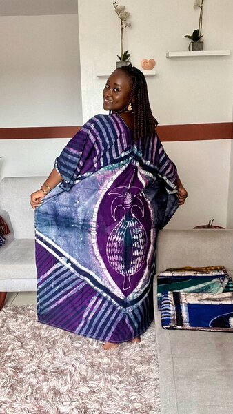 Boubou batiks/bassams