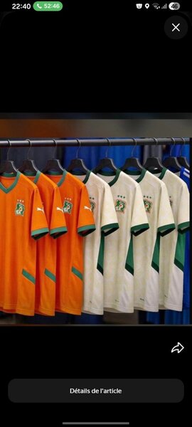 Maillot de Football Design Moderne