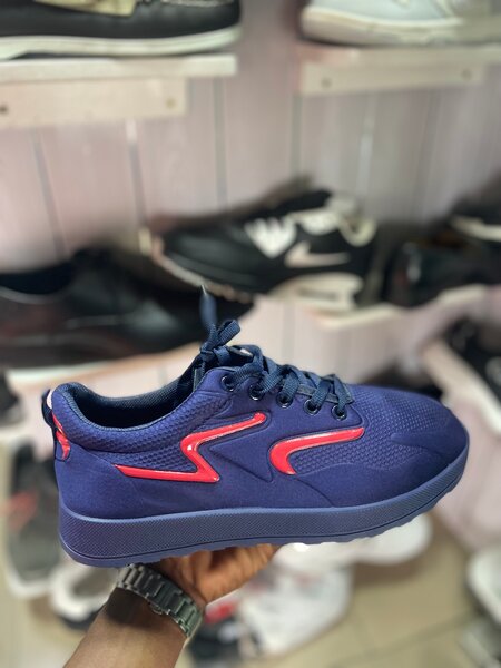 Baskets sport bleu unisexe