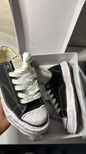 Baskets Noires Maison Yasuhiro