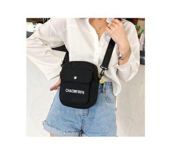 Sac bandoulière noir tendance