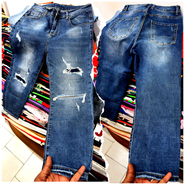 Jeans déchirés hommes