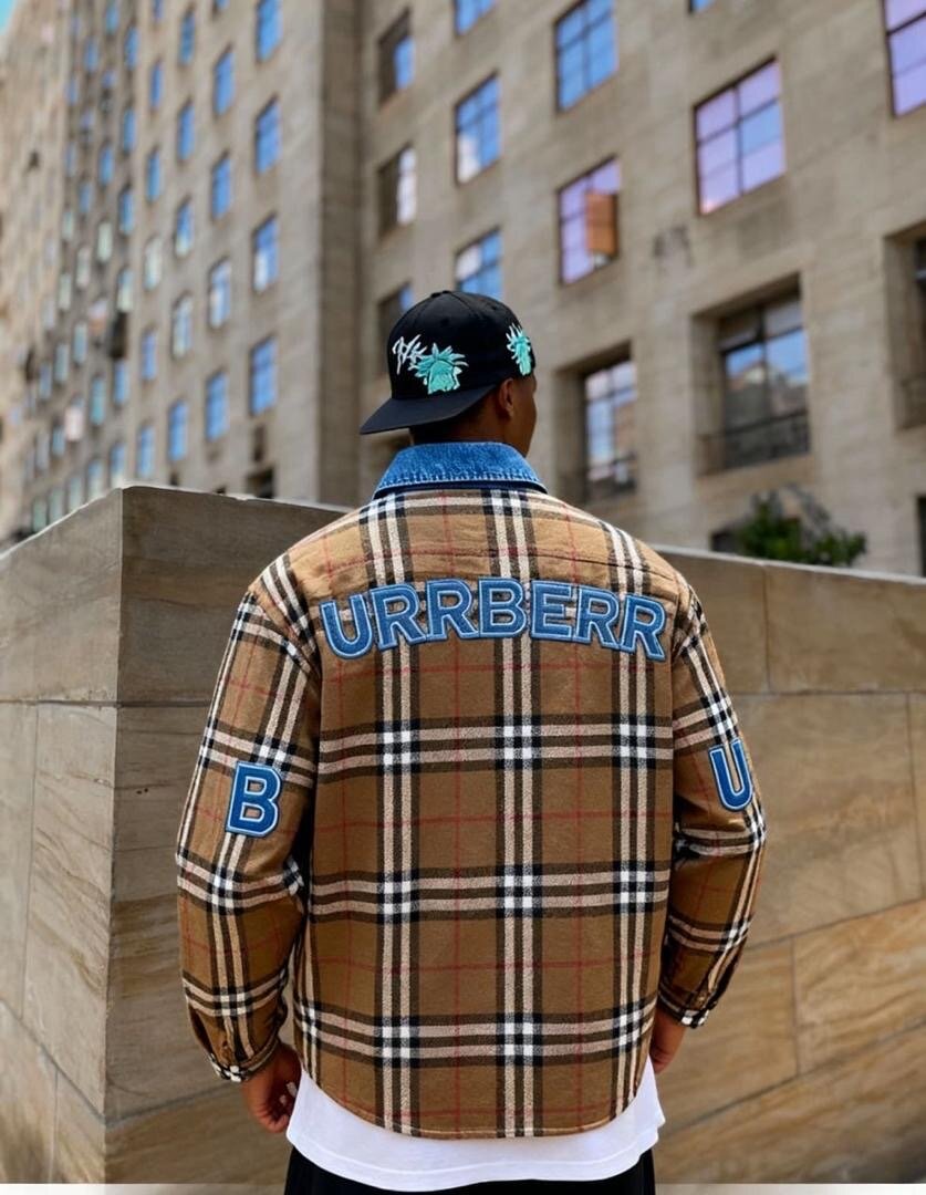 Veste en flanelle carreaux URRBERR pour homme