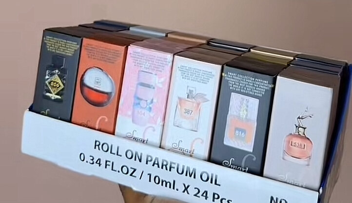 Lot de mini parfums irrésistibles