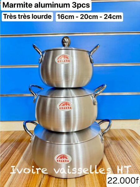 Marmites 3pcs kedjenou