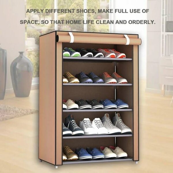 23 : Étagère à Chaussures Pliable à 5 Niveaux prix :