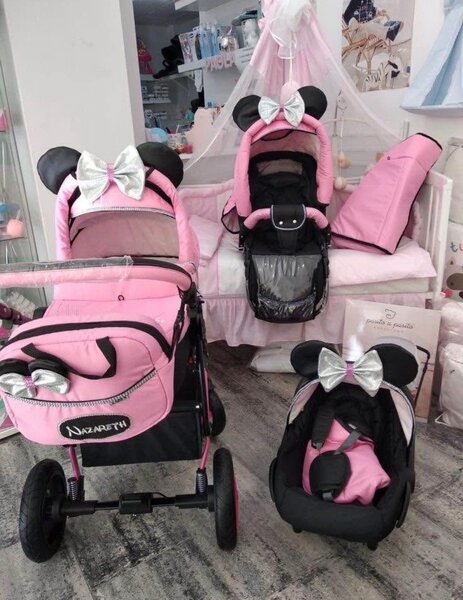 Poussette Bébé 3 en 1 Design Confort