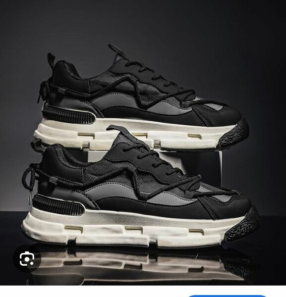 Baskets Chunky Noires Hommes