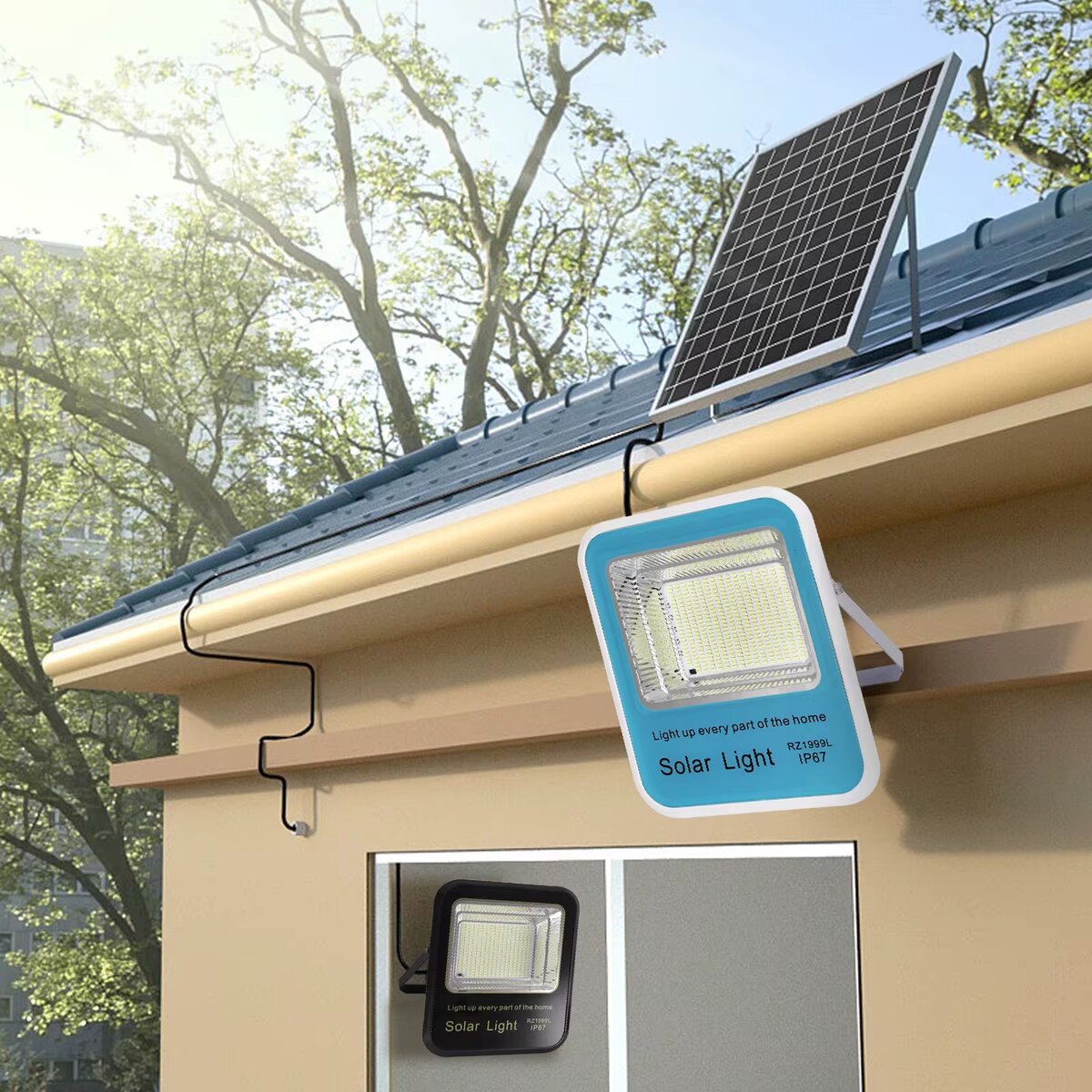 Projecteur Solaire Extérieur IP67