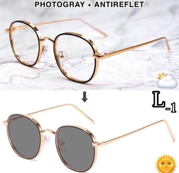 Lunettes photochromiques élégantes