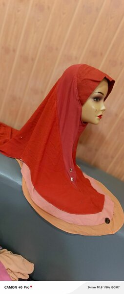 Jilbab élégant en coton