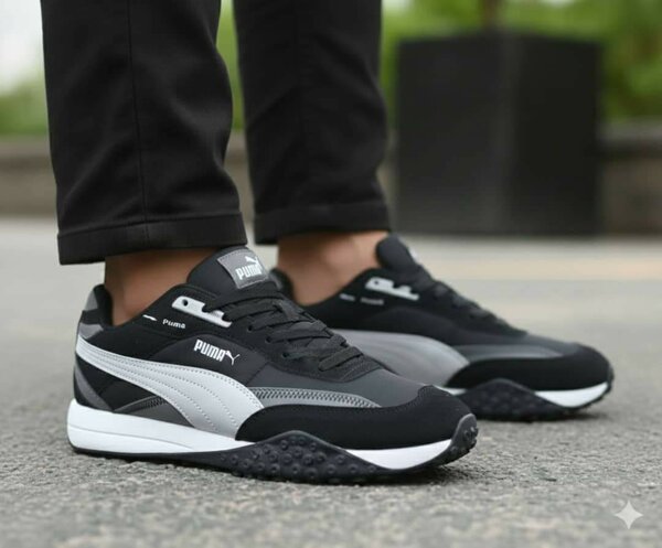 Chaussures Puma homme noir et gris