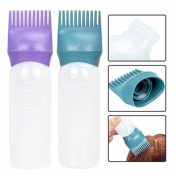 Comb applicator bottle