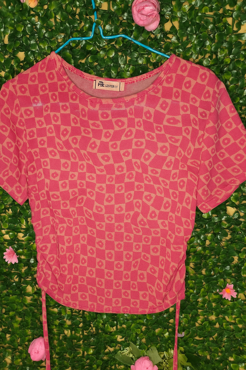 T-shirt à motifs géométriques