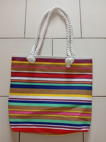 Sac Cabas Rayé Coloré