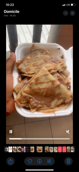 Crêpes au Chocolat