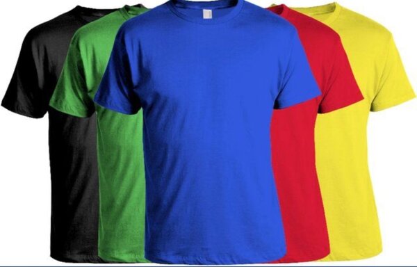 T-shirts en coton colorés