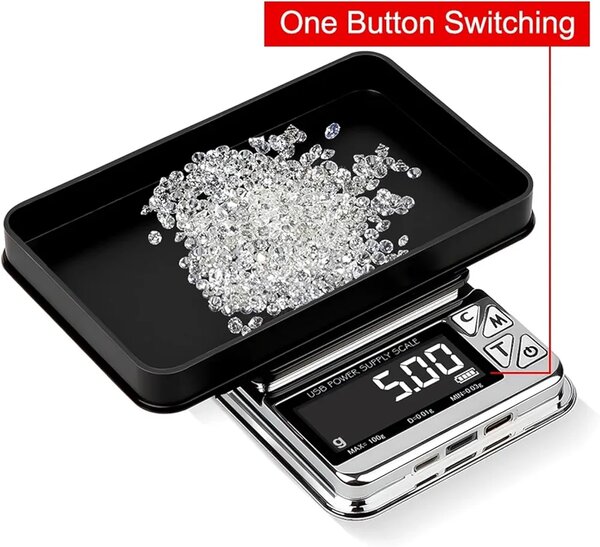 Balance de précision numérique avec écran LCD