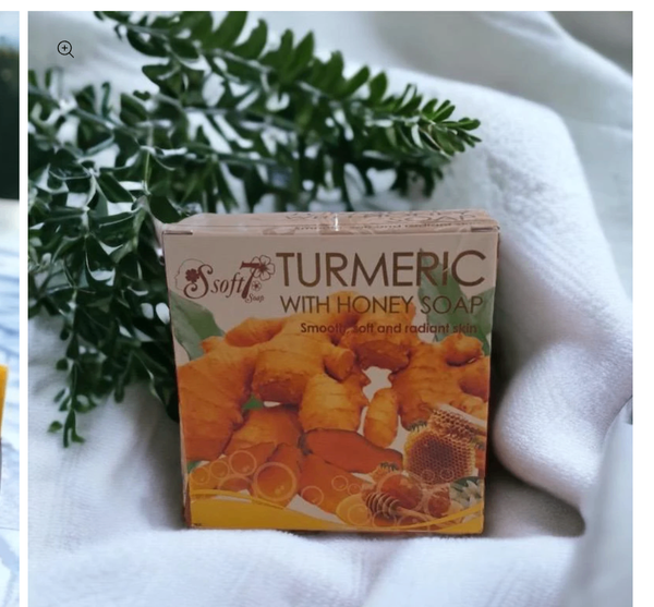 Turmeric with honey soap