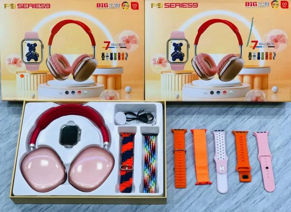 Montre, casque et 7 bracelet