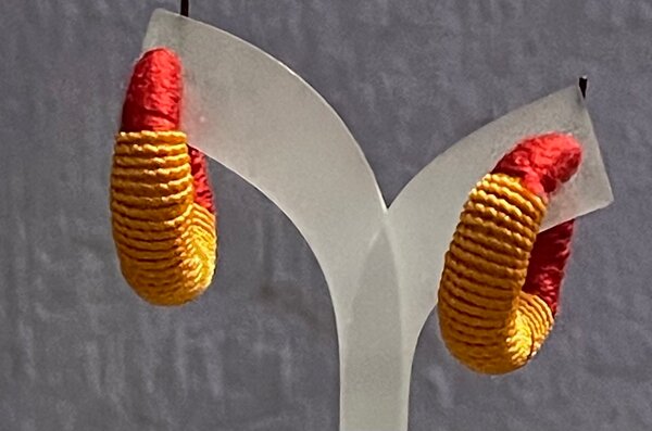 Boucles d'oreilles colorées