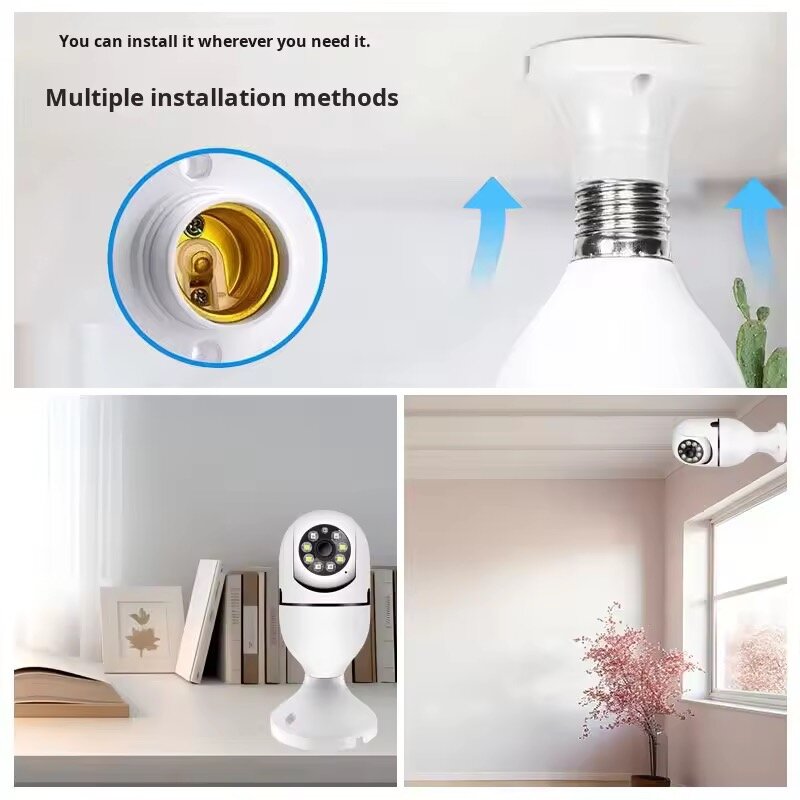 Caméra de sécurité intelligente rotative 360°