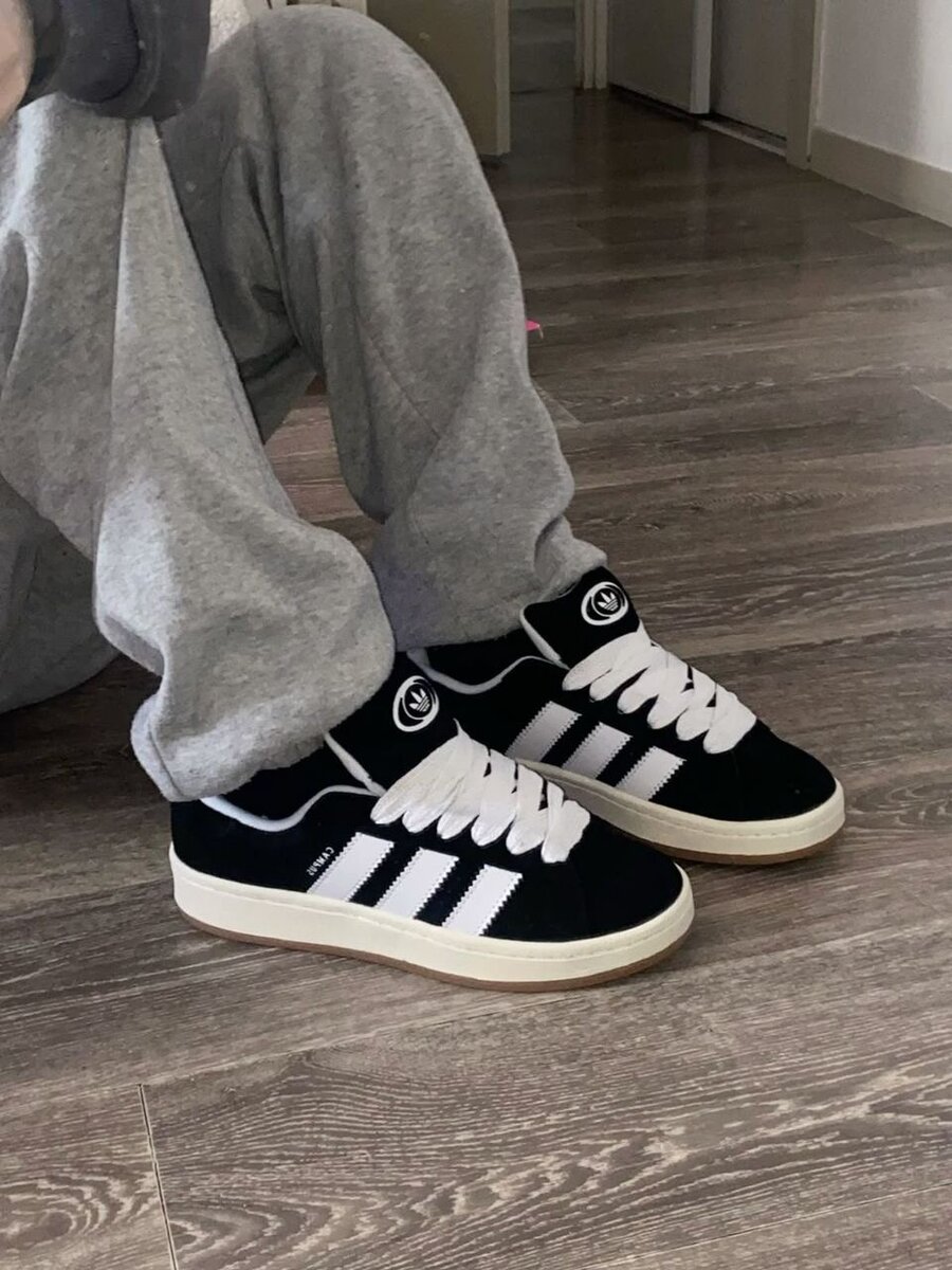 Chaussures noires rétro unisexes