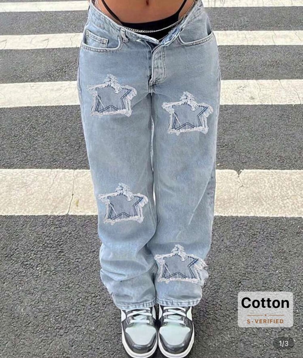 Jeans larges tendance shein