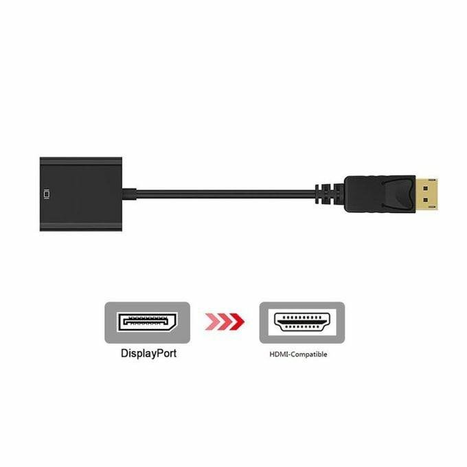 Display Port Male to HDMI Female Adapter Cable