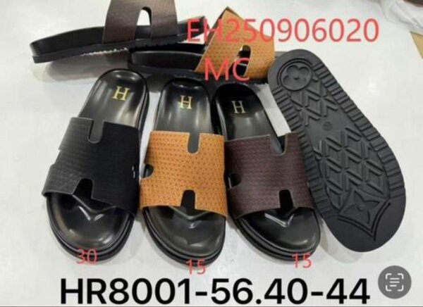 Sandales en cuir pour homme