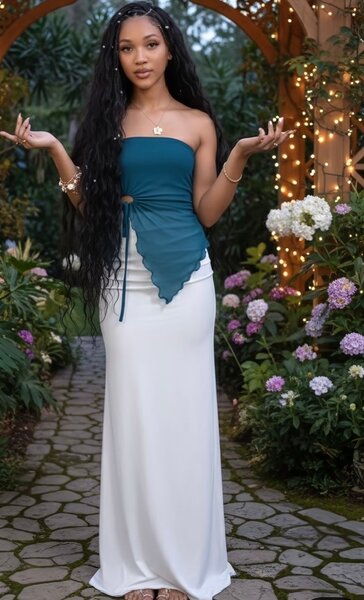 Robe élégante longue soirée