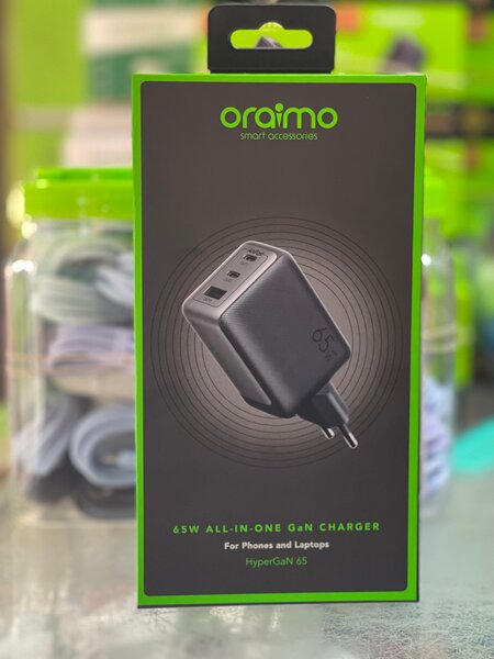 Chargeur GaN 65W Oraimo USB-C