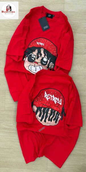 Sweatshirt rouge graphique