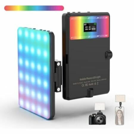 Panneau LED RGB pour photographie