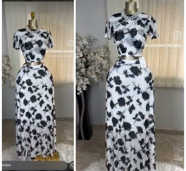 Robe longue florale élégante