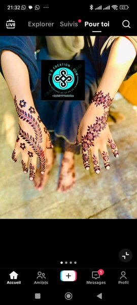 Superbes Designs de Mehndi