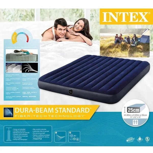 Matelas gonflable + pompe electtrique